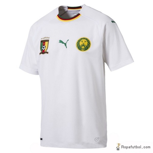 Camiseta Camerún Replica Segunda Ropa 2018 Blanco